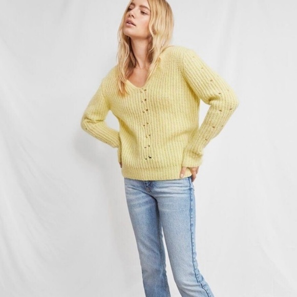 Anine Bing Sweaters - Anine Bing Sunny Yellow Sweater